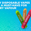 Why Disposable Vapes Are the Go-To Choice for Vapers?