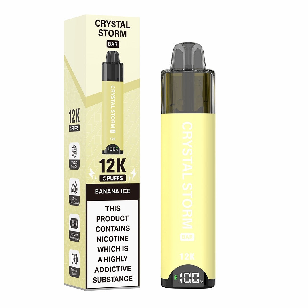 Crystal Storm Bar 12k Prefilled Vape Kit Crystal Storm Bar 12k Prefilled Vape Kit