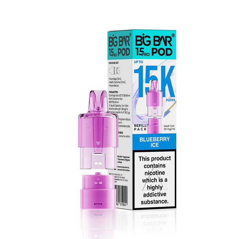Big Bar 15000 Pro Prefilled Vape Pods Big Bar 15000 Pro Prefilled Vape Pods