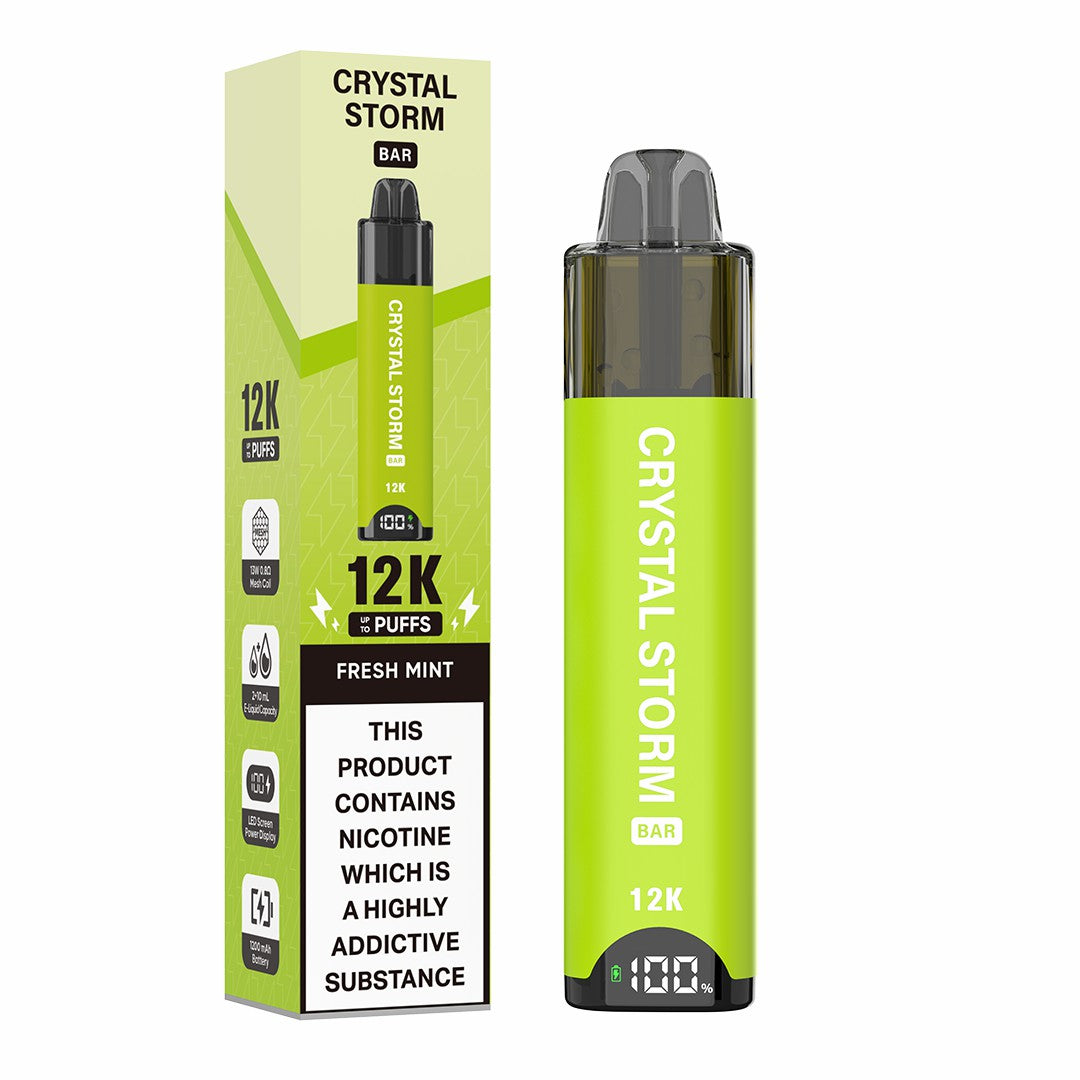 Crystal Storm Bar 12k Prefilled Vape Kit Crystal Storm Bar 12k Prefilled Vape Kit
