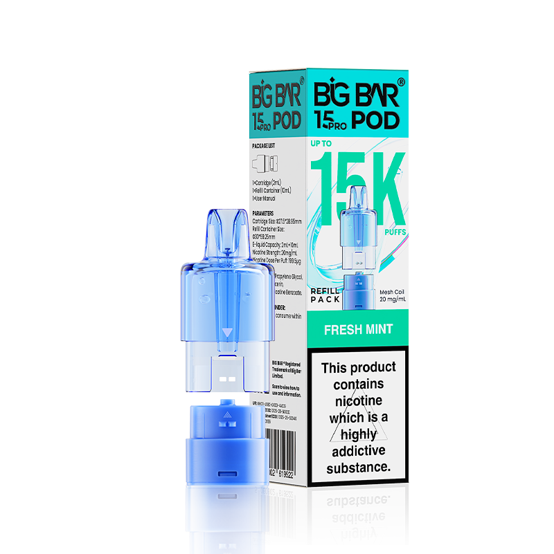 Big Bar 15000 Pro Prefilled Vape Pods Big Bar 15000 Pro Prefilled Vape Pods