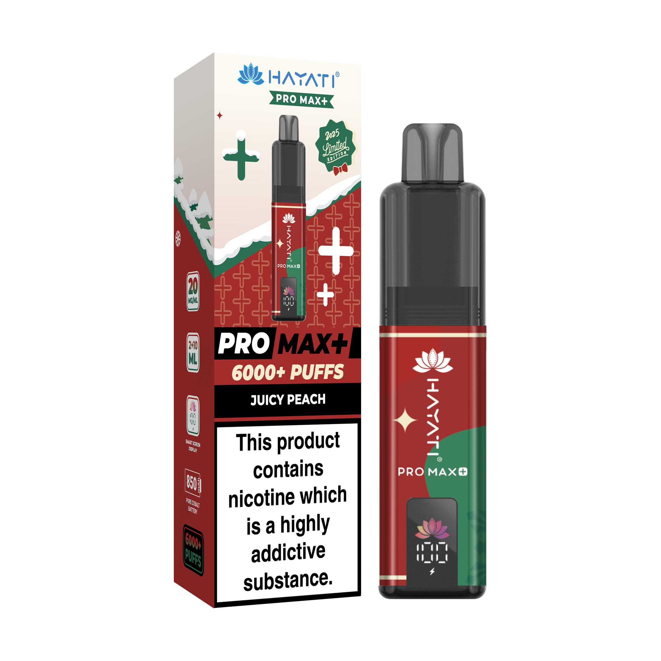 Hayati PRO MAX+ 6000 Prefilled Pod Kit | Christmas Edition Hayati PRO MAX+ 6000 Prefilled Pod Kit | Christmas Edition