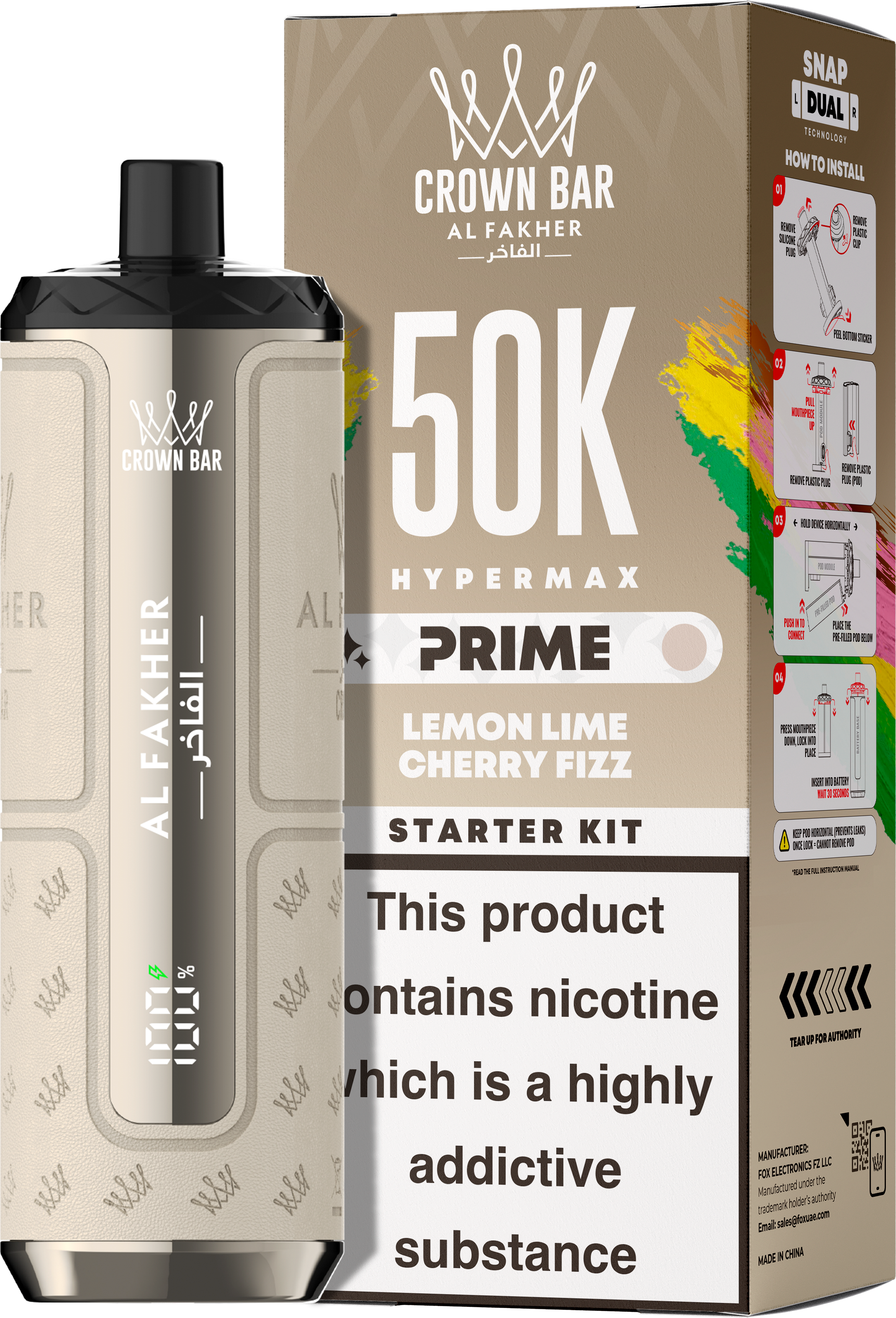 Al Fakher 50K Hypermax Prime | 3 for 30 & 15% Off Pods