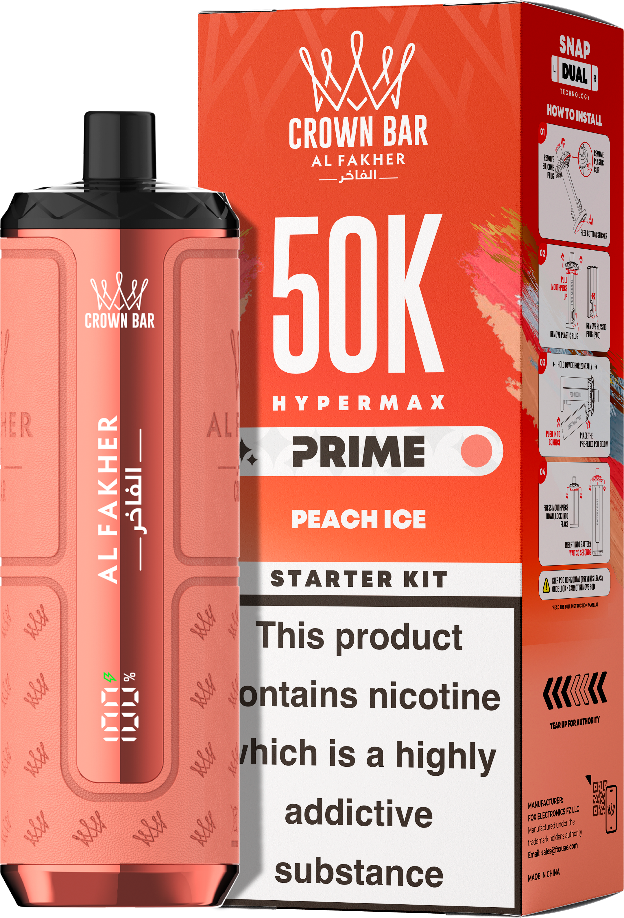 Al Fakher 50K Hypermax Prime | 3 for 30 & 15% Off Pods