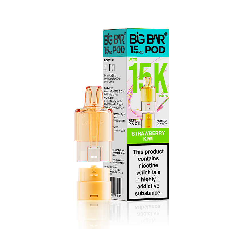 Big Bar 15000 Pro Prefilled Vape Pods Big Bar 15000 Pro Prefilled Vape Pods