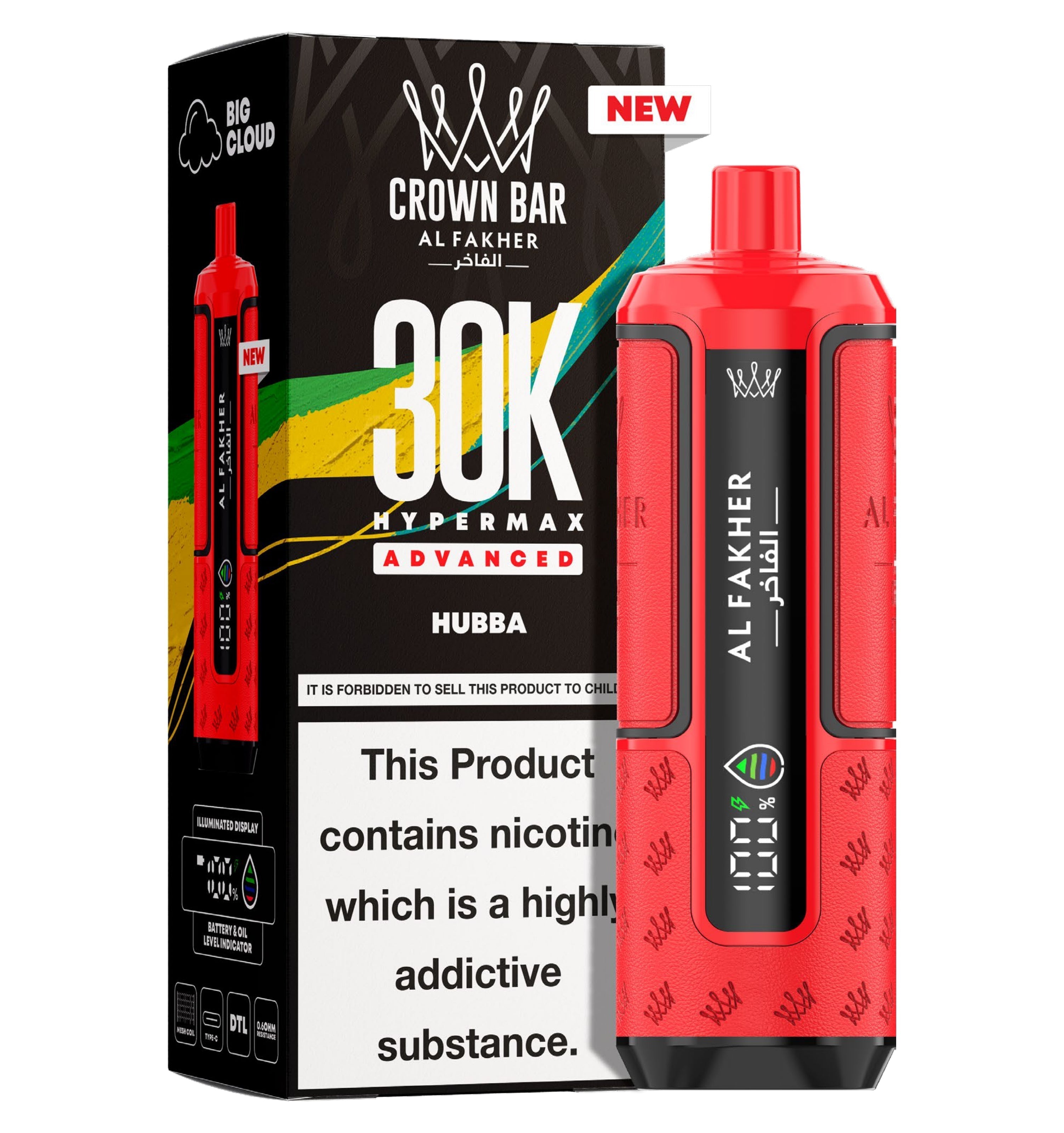 Al Fakher 30K Hypermax Prefilled Vape Kit Al Fakher 30K Hypermax Prefilled Vape Kit